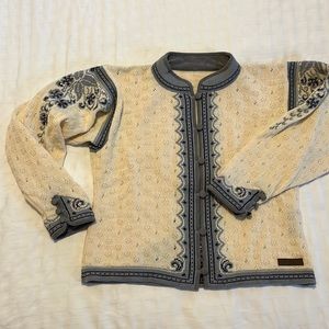 Dale Of Norway Casual Collection Pure Wool Cardigan Sweater Nordic Size Medium